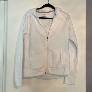 Tek Gear Small White ZipUp Sweatshirt